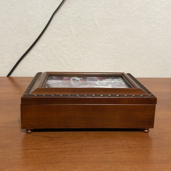 Vintage Sankyo Decorative Wooden Jewelry/Trinket Music Box - Picture 3 of 12